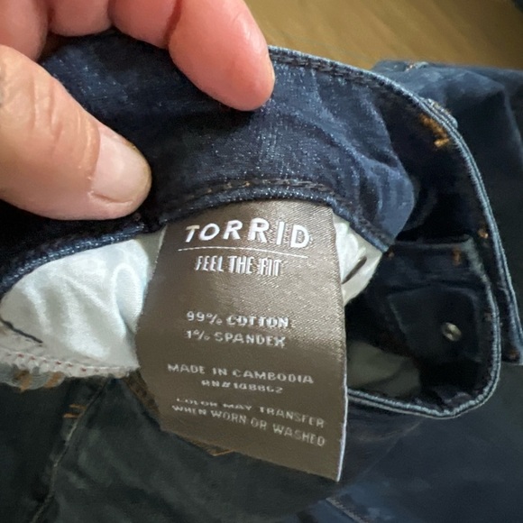 Bundle | 2 Pairs Torrid Boyfriend Stretch Jeans | Size 12R | Vintage Stretch - Picture 6 of 7